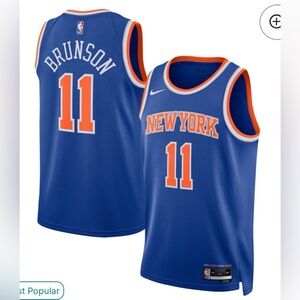 🏀 Jalen Brunson New York Knicks Nike Swingman Jersey – #11 🏀